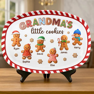 Christmas Little Cookies - Personalized Platter - Christmas Gift, Holiday Home Decoration