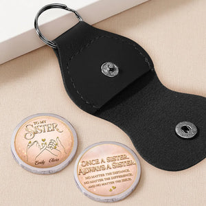 Once A Sister Always A Sister - Personalized Pocket Hug - Gift For Sisters