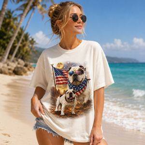 Comfort Colors Custom Patriotic Pet Shirt, Personalized Dog Cat Photo Shirt, 4th of July Pet Shirt, Custom Dog Shirt, America 250 Shirt