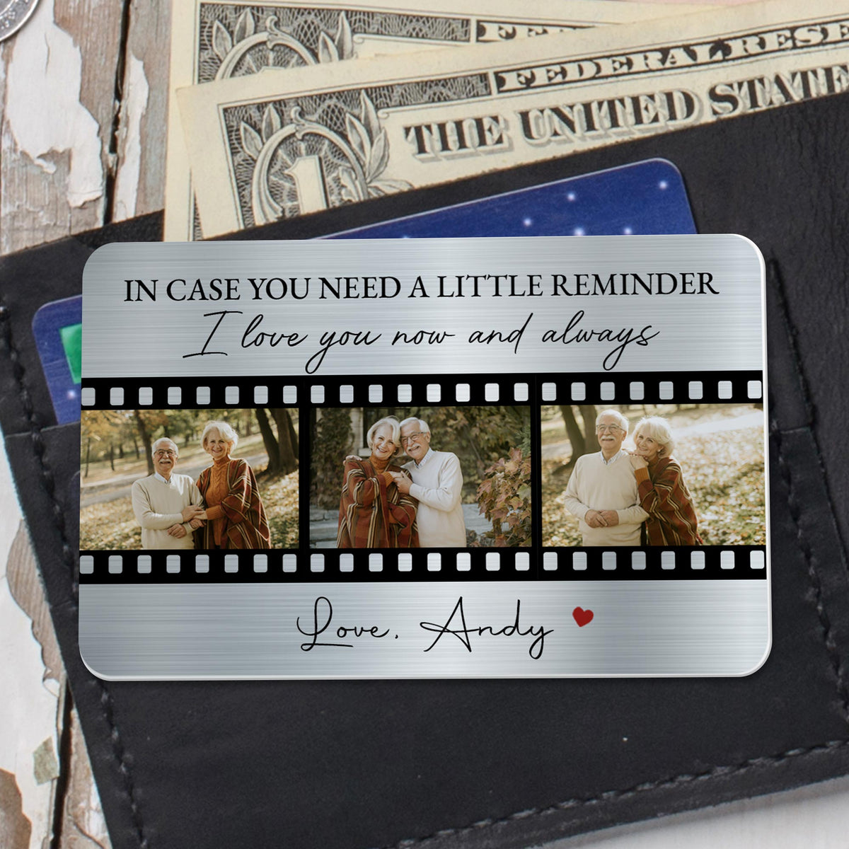 In Case You Need A Reminder - Love Personalized Wallet Card - Gift For Couples