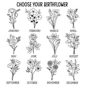 Personalized Bridesmaid Ornament, Bridesmaid Proposal Gift, Birth Month Flower Ornament, Christmas Gift For Bridesmaid, Bridal Shower Gift