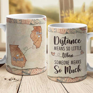 Mommy You Mean So Much To Me - Personalized Mug - Gift For Mom, Mother's Day, Birthday Gift, Long Distance Gift