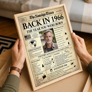 Back in 1966 What Happened in 1966 Back in the Day - Personalized Birthday Poster