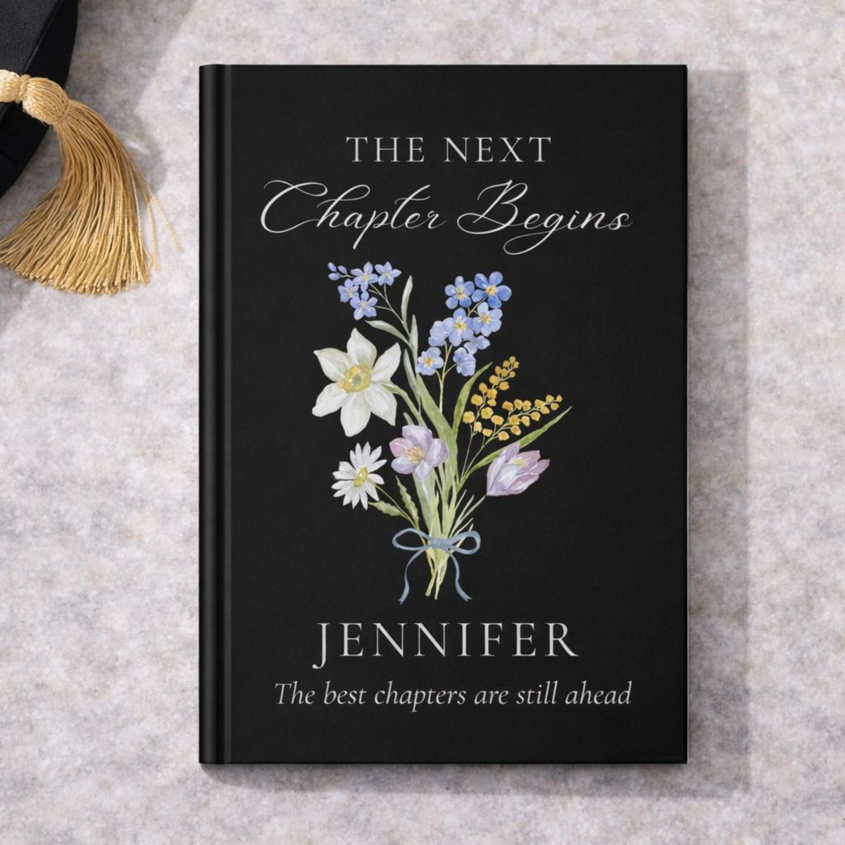 Personalized Graduation Gift Journal, Class of 2026 Keepsake, Custom Name Notebook, Congratulations Gift