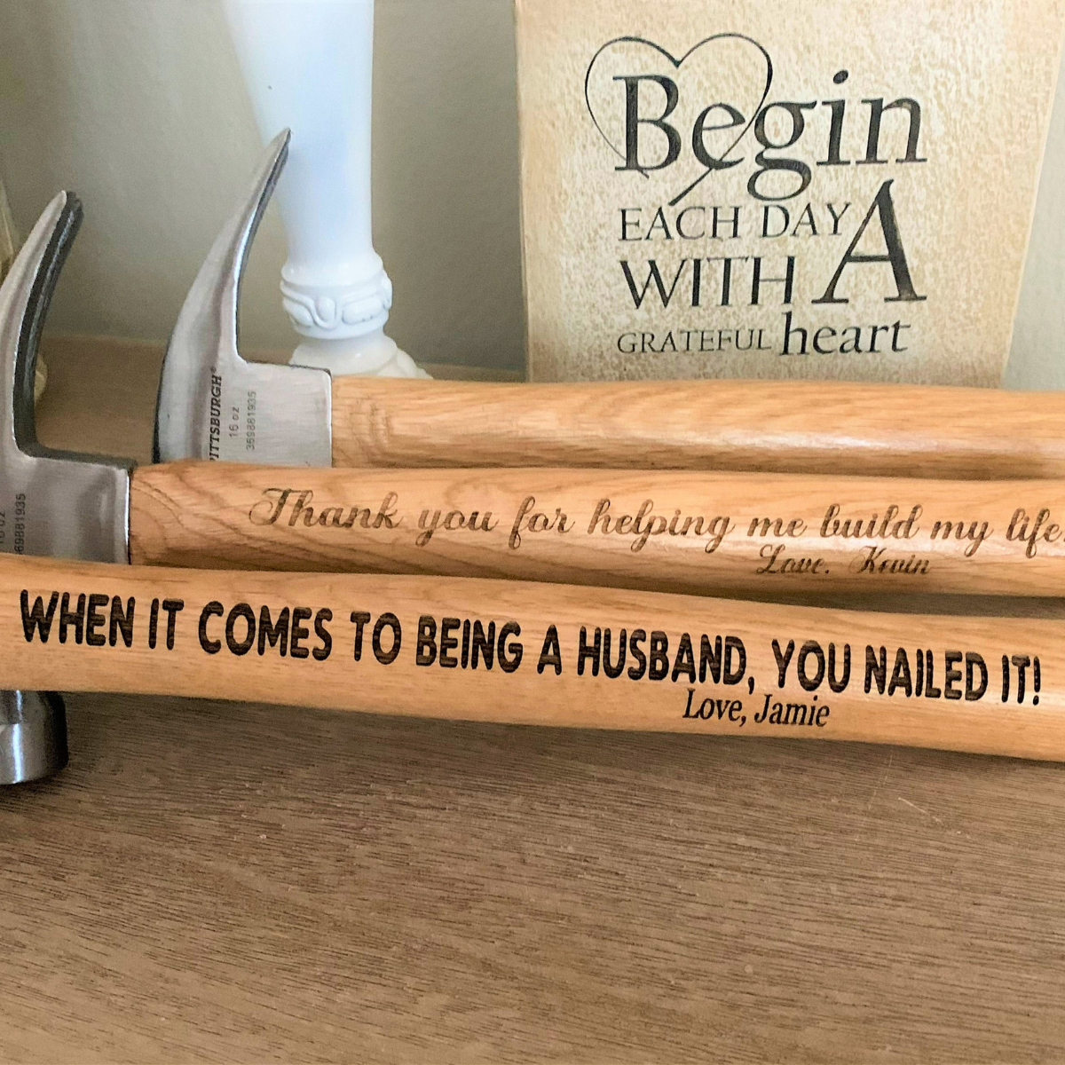 Engraved Hammer,Valentine's Day Gift, Personalized Hammer, Monogram, Hammer, Gift for Dad, Gift for husband, gift for him, Papa Gift