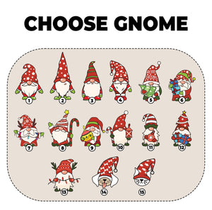 Family Ornament Personalized, Gnome Family Ornaments for Xmas Tree, Custom Family Ornament