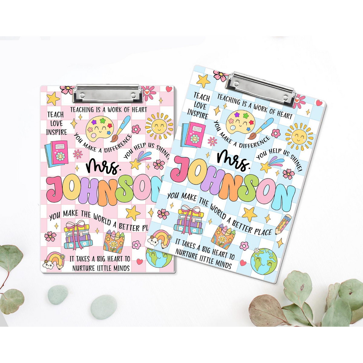 Custom Teacher Gifts, Personalized Teacher Clipboard, Teacher Appreciation Gift, Thank You Teacher Gift, Custom Clipboard with Teacher Name