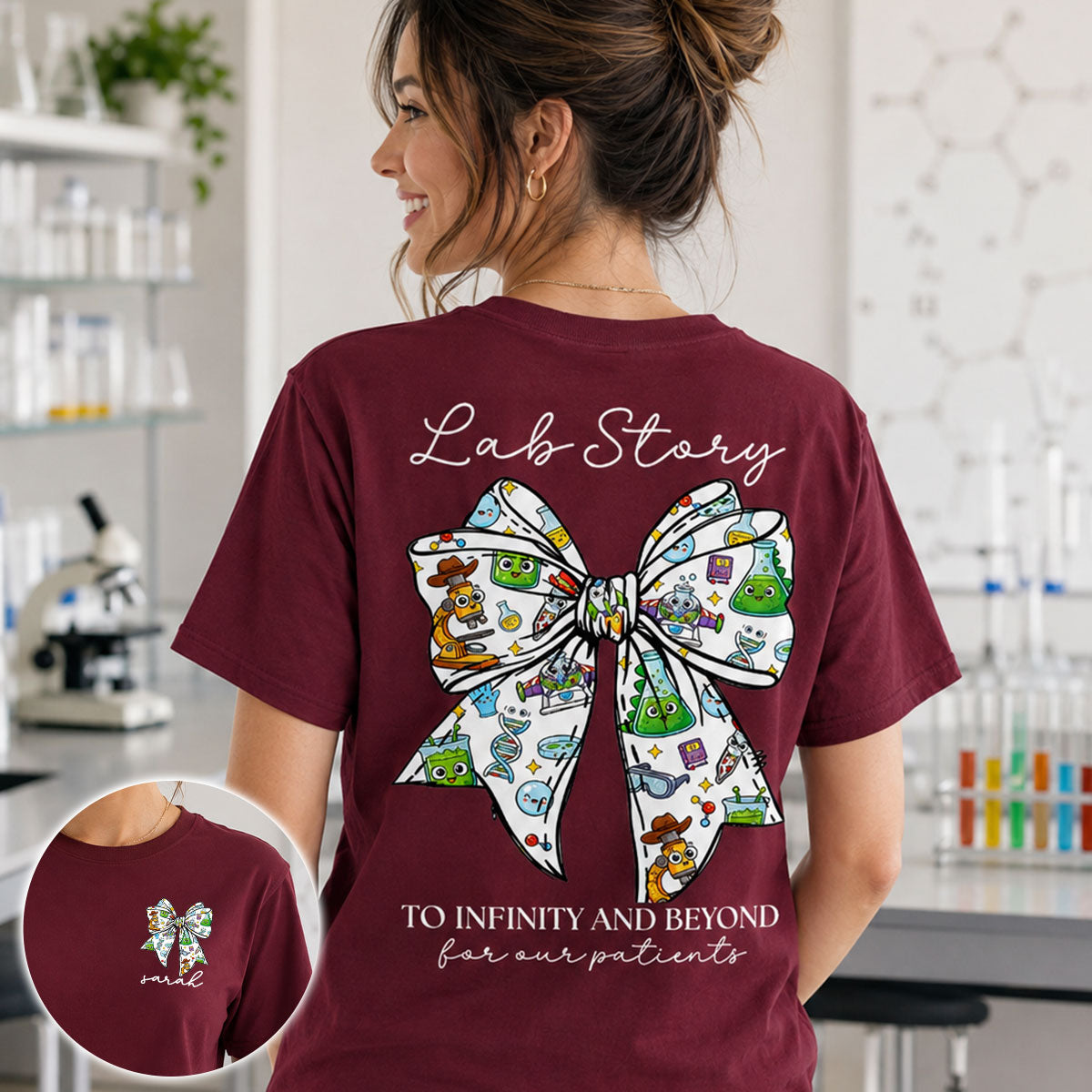 To Infinity And Beyond For Our Patients - Personalized T-shirt For Nurses Doctors