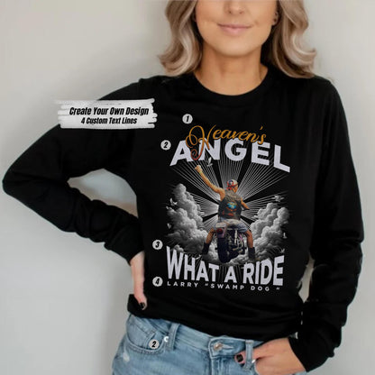 Biker Memorial Personalized Photo Shirt, Custom Funeral Photo Shirt, Rest In Peace Memory Shirt, Remembrance Shirt, Christian Memorial Shirt