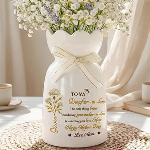 Watching You Be A Mom Is The Best Thing - Personalized Bloom Vase - Gift For Daughter, Mother's Day Gift