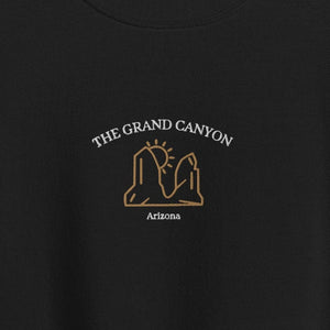Grand Canyon Embroidered Sweatshirt, Grand Canyon Crewneck, Embroidered Sweater, Embroidered Crewneck, National Park Shirt