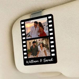 Mini Cinema Memories - Personalized Acrylic Car Visor Clip
