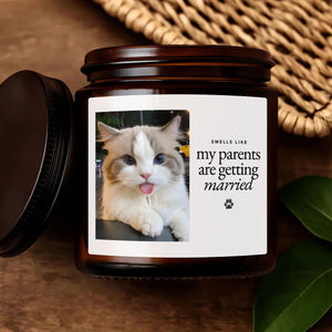 Smells Like My Parents Are Getting Married - Personalized Scented Candle
