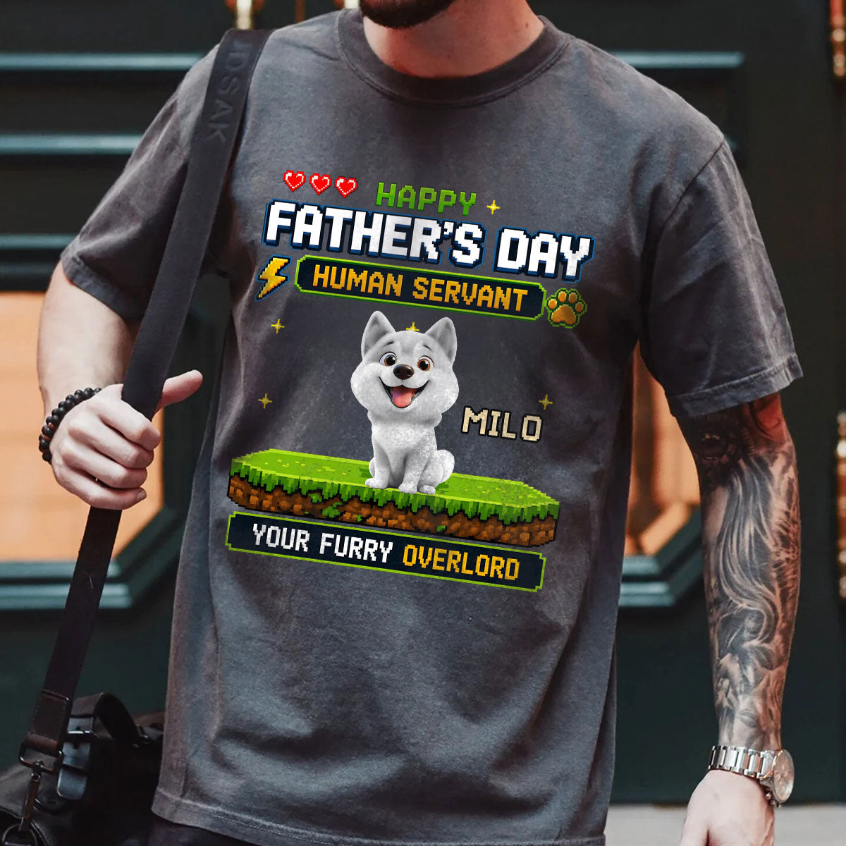 Owned & Operated By Paws- Custom Unisex T-shirt, Hoodie - Personalized Father's Day Birthday Gifts For Dog Lovers