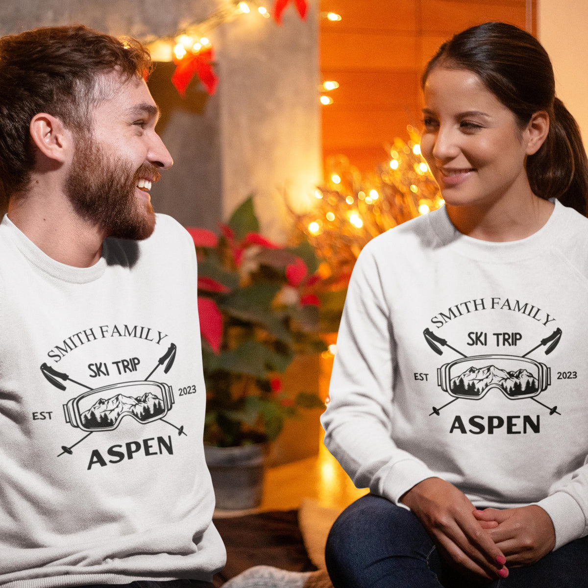 Ski Family Vacation Sweatshirt, Apres Ski Shirt, Ski Season Hoodie, Custom Family Matching Tee, Sibling Matching Outfit, Ski Vacation 2025