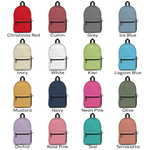 Custom Pet Backpack From Your Photo, Customize Font & Color, Personalized Dog Backpack, Dog Travel Bag, Dog Portrait Gift