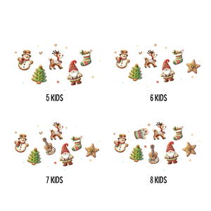 Mom & Grandma's Little Cookies Characters - Personalized Platter - Christmas Gift For Mom, Grandma