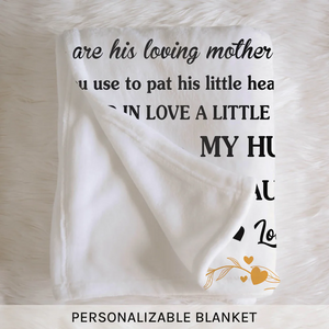 To my mother-in-law - Personalized Blanket - Mother's Day, Birthday gift for Mother-in-law