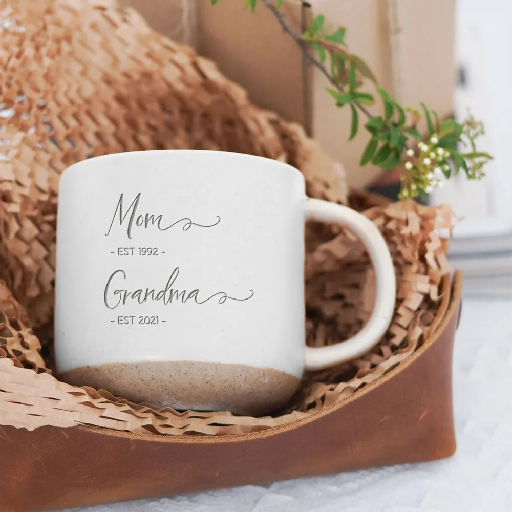 Mom Grandma Great Grandma - Personalized Ceramic Coffee Mug - Mother's Day, Birthday Gift For Mom, Grandma, Great Grandma