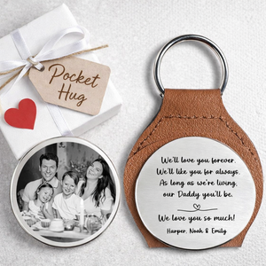 We Love You So Much - Personalized Pocket Hug - Memorial Gift For Mom, Dad, Grandpa & Grandma