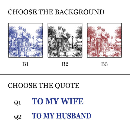 I Wish I Could Turn Back The Clock Toile De Jouy Couples, Personalized Mug, Anniversary Gifts For Her, Him, Wedding Gift For Couple
