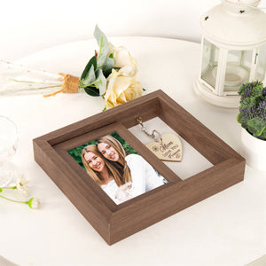 Mother & Daughter Photo, Double Sided Rotating Photo Frame, Mother's Day Birthday Gift