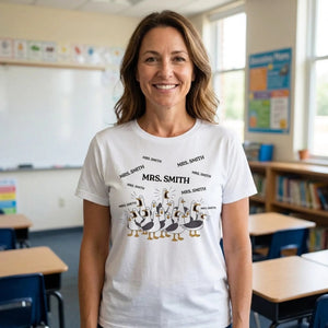 Certified Chaos Coordinator - Personalized T Shirt - Gift For Teacher, Back To School Gift