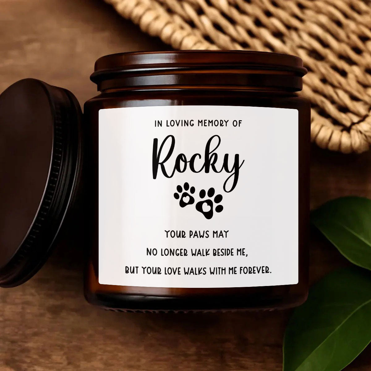 Your Love Walks With Me Forever - Scented Candle