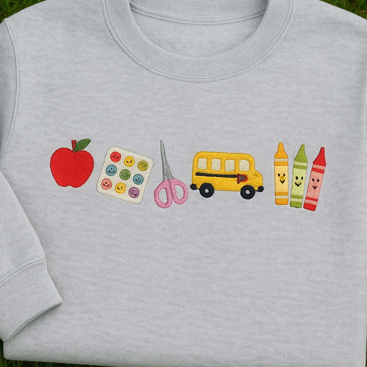 Apple Teacher Apparel, Back To School Teacher Apparel, Embroidered Classroom Shirt, Gift for Teacher