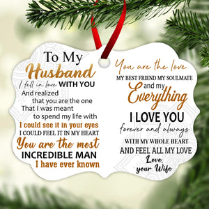 You Are The Most Incredible Man - Personalized Ornament - Gift For Husband