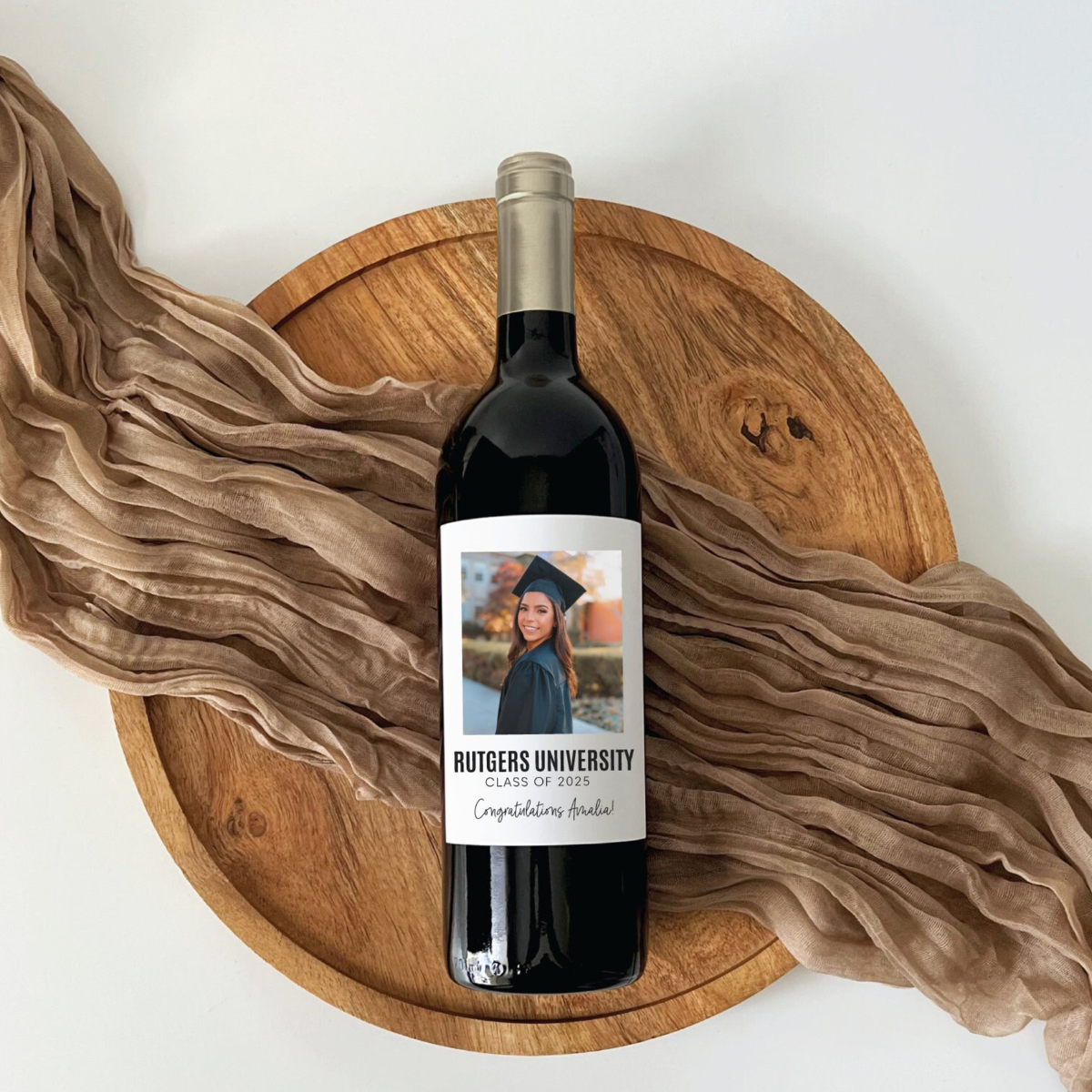 Graduation Wine Labels, Champagne Labels, Class of 2024, 2025, 2026, Graduation Party Favors, Graduation Gift