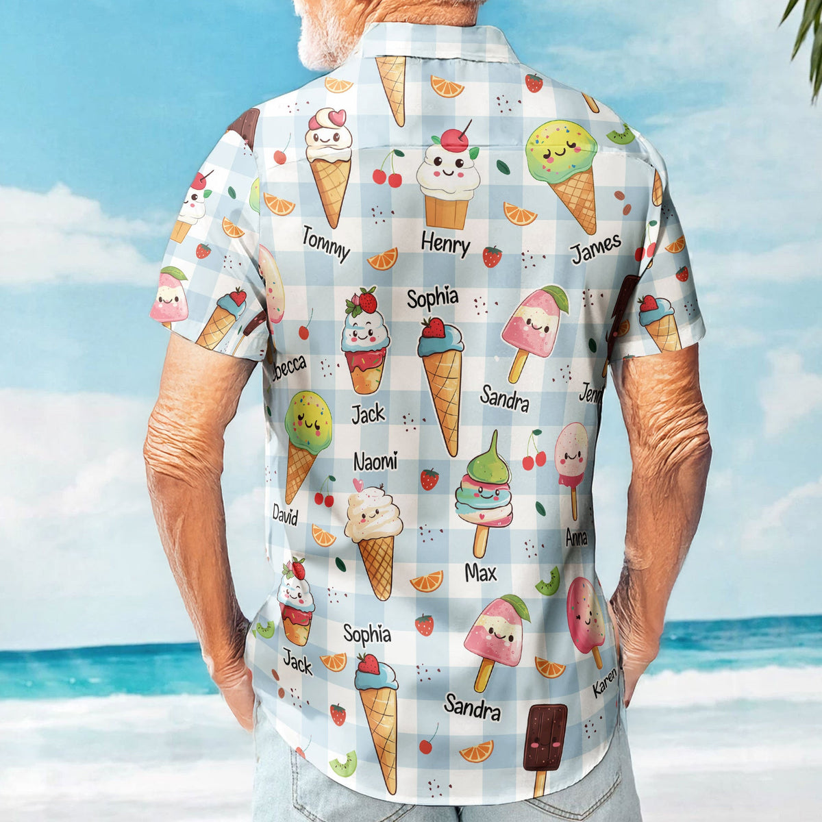 The Coolest Pop - Custom Hawaiian Shirt - Gift For Grandfather, Father's Day Gift Idea