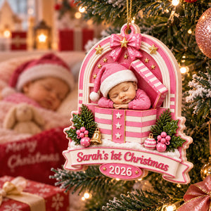 Baby USA Ornament - Real 3D Raised Ornament