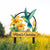 Custom Hummingbird Metal Garden Sign, Bird with Stakes Garden Decor, Mother's Day Gardening Gift, Nana's Blessings, Gardener Name Sign