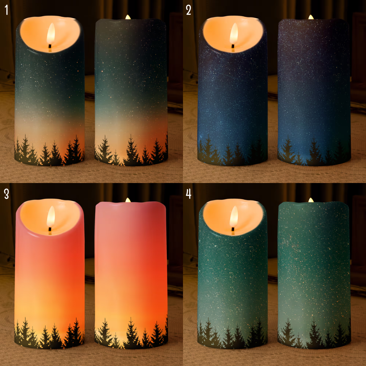 The Night Our Story Began - Personalized LED Candle - Gift For Couple, Anniversary Gift