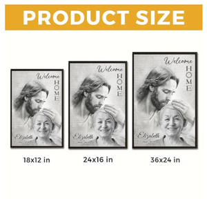 Custom Photo Remembering You With Love - Memorial Personalized Custom Vertical Poster - Sympathy Gift For Family Members