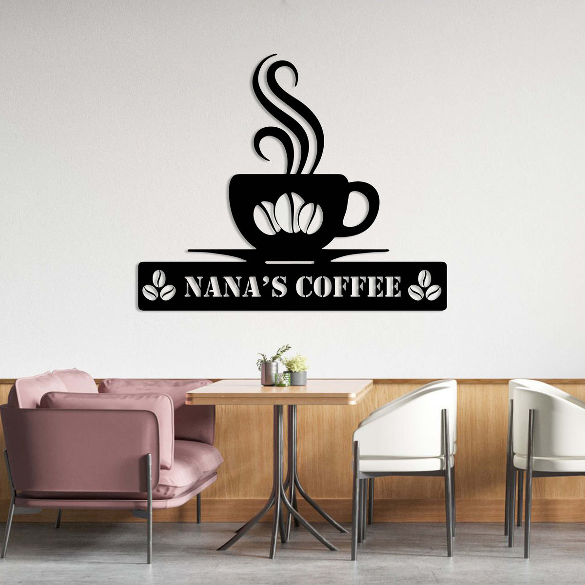 Custom Coffee Metal Sign, Decor Coffee Metal Wall Art, Coffee Sign Decoration For Room, Housewarming Gift, Anniversary Gift, Coffee Gift