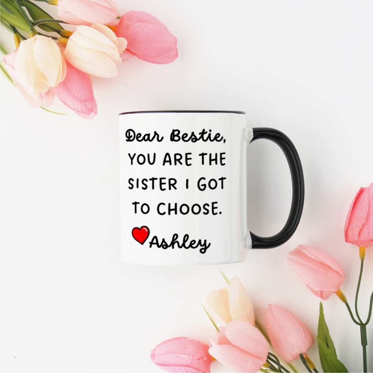 Soul Sister Best Friend Gift, Custom Bestie Mug, Personalized Best Friend Gift, Friendship mug, Friend Birthday, Long Distance