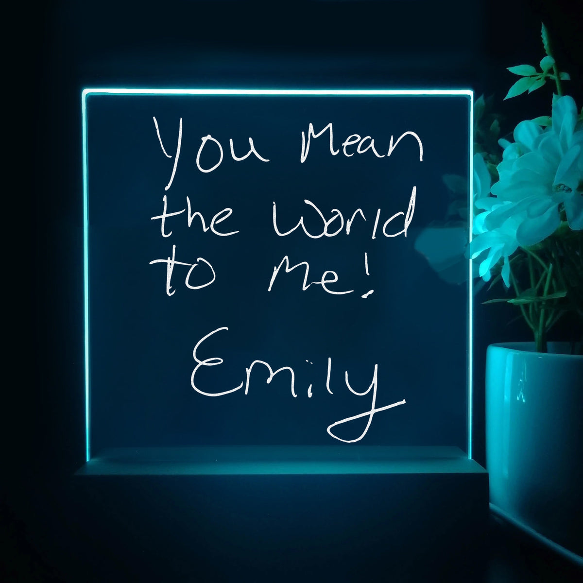 Custom Handwritten For Mom Acrylic Night Light, Personalized Handwriting 3D Acrylic Light, Mother's Day Gift for Mom or Grandma