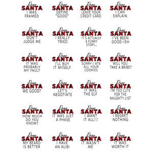 Dear Santa Shirts, Matching, Christmas Family Shirts, Funny Christmas Shirt, Buffalo Plaid, Christmas Pajamas, Long Sleeve Christmas Shirt