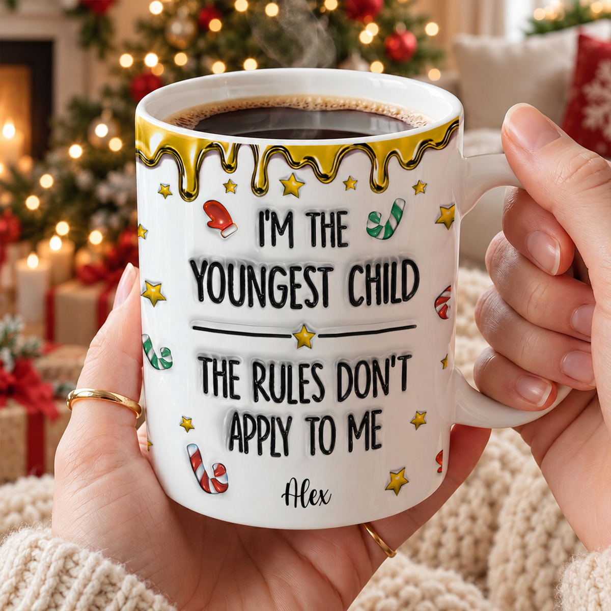 Who Makes The Rules - Personalized Ceramic Coffee Mug