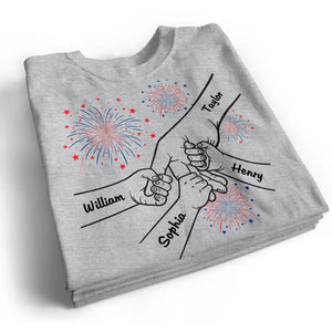 All American Dad Mom - Personalized Apparel - 4th Of July Independence Day Gift