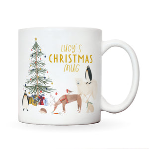 Christmas Mug Custom Name - Personalized Mug - Christmas Gift