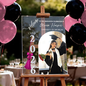 Congrats 2026 Acrylic Personalized Acrylic Welcome Sign