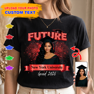 Congrats Future 2026 Personalized Graduation T-shirt