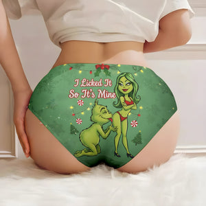 Spicy Green Couple Women's Briefs - Personalized Gifts For Her Valentine Day's Gift For Girlfriend, Gift For Wife