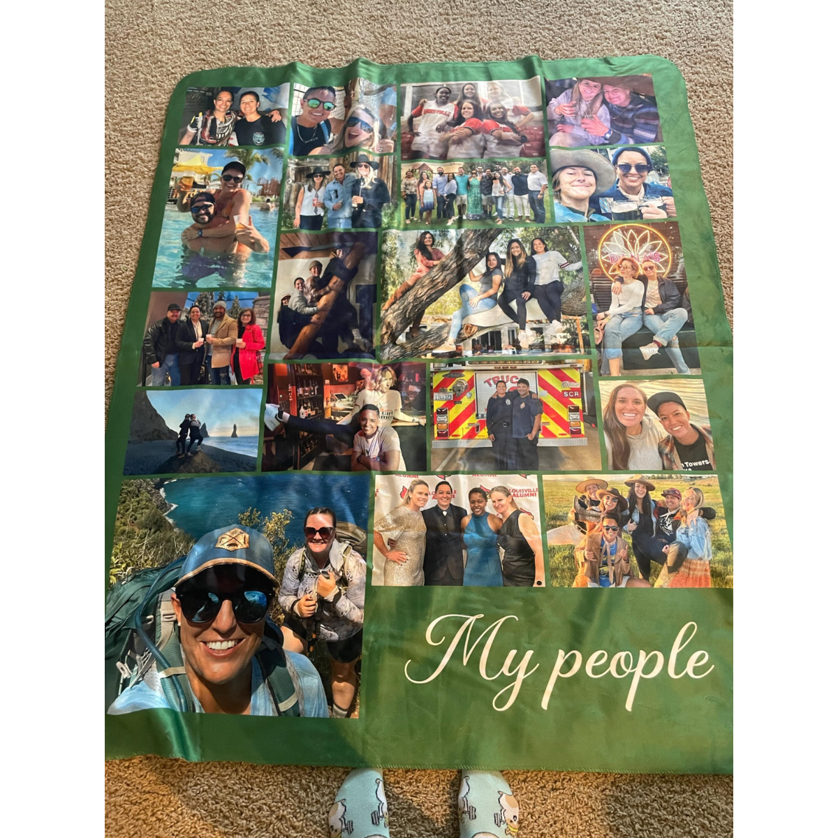 Personalized Photo Blanket, Photo Blanket with Text, Memorial Blanket, Friend Birthday Wedding Anniversary Couple Gift, Gift for Her Pet Blanket