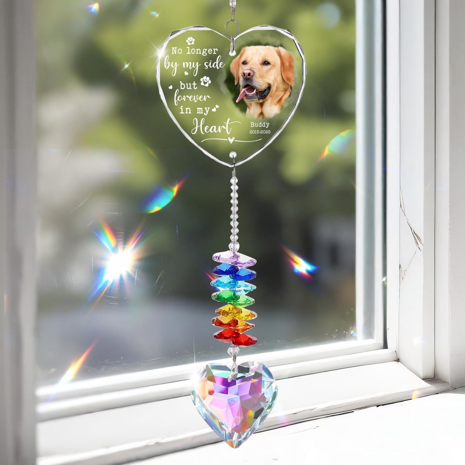 Personalized Pet Loss Gifts Dog Memorial, Pet Memorial Crystal Ornament, Dog Memorial Gifts, Pet Loss Gifts, Dog Ornaments