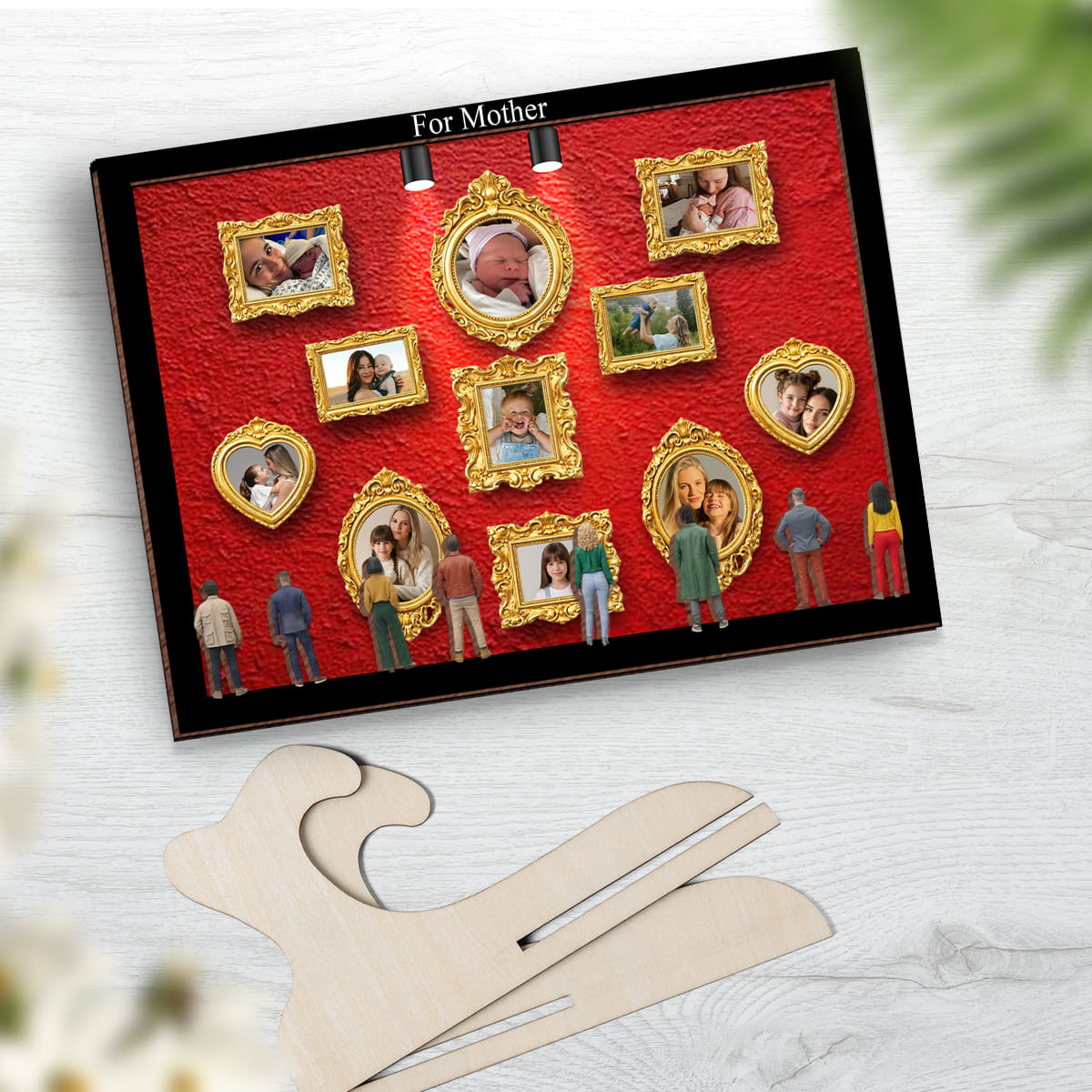 Personalized Grandma's Memory Museum Photo Frame Mini Museum Frame Box,Mother's Day Gift,Gift for Mom & Grandma