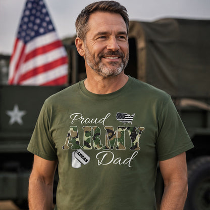 Proud Army Family of - Personalized T-Shirt